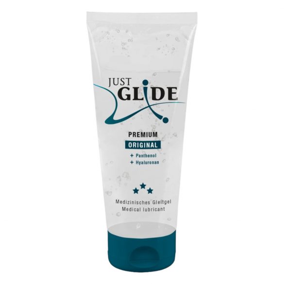 Just Glide Premium Original - lubrifiant vegan pe bază de apă (200ml) 