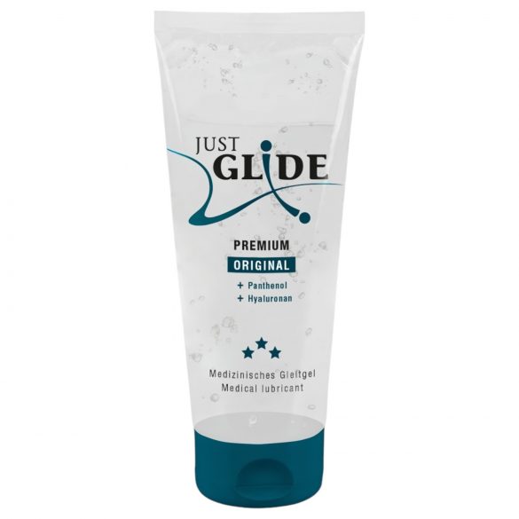 Just Glide Premium Original - lubrifiant vegan, pe bază de apă (200ml)