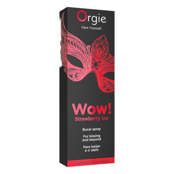 Spray oral răcoritor cu aromă de căpșuni Wow Strawberry Ice (10ml) 