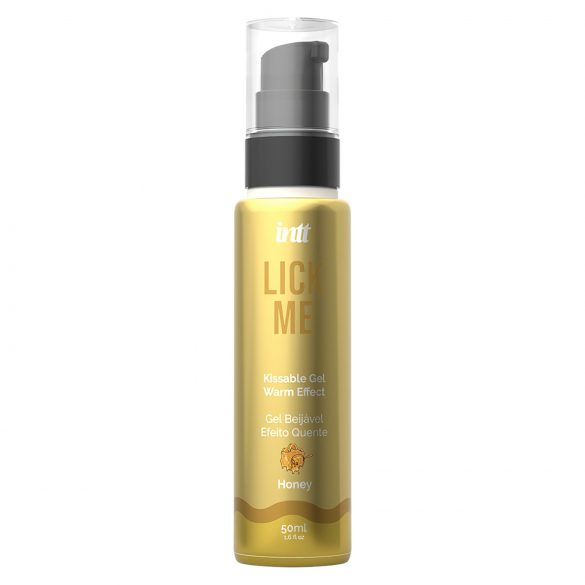 Intt Lick Me - gel lubrifiant cu efect de încălzire - aromă de miere (50ml)