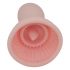 Lonely - vibrator de sân cu funcție de supt și lins, baterie încorporată, rezistent la apă (roz)