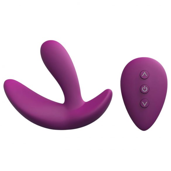 Cotoxo - vibrator de prostată cu telecomandă și baterie (violet) 