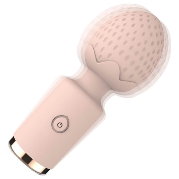 Sunfo Strawberry - mini vibrator de masaj impermeabil (roz)