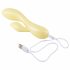 Vibrator inteligent și rezistent la apă - Jessica (galben pastel) 