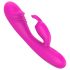 Lonely - vibrator cu acumulator, cu braț pentru clitoris și punctul G (mov)