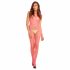 Rene Rofe - bodystocking din plasă (S-L) - roz 