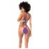 Set sutien Mapalé (galben-violet)  - L/XL