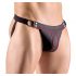 Svenjoyment - jockstrap cu inel metalic (negru) 