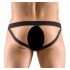 Svenjoyment - jockstrap cu inel metalic (negru) 