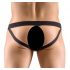 Svenjoyment - jockstrap cu inel metalic (negru) 