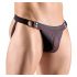 Svenjoyment - jockstrap cu inel metalic (negru)  - L/XL