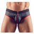 Svenjoyment - Jockstrap deschis (negru-roșu)  - M