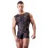 Svenjoyment - body transparent pentru bărbați (negru)  - M