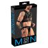 Svenjoyment - Set top din plasă și jockstrap (negru) 