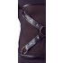 NEK - bluză lungă pentru bărbați cu bretele încrucișate (negru)