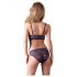 Cottelli - Set sutien dantelat cu flori (mov) - L