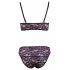 Cottelli - Set sutien cu dantelă florală (mov)  - XL