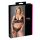 Cottelli Plus Size - set sutien din dantelă fină (negru)