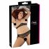 Set de sutien cu perle Cottelli Plus Size (negru) 