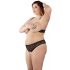 Set de sutien cu perle Cottelli Plus Size (negru) 