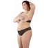 Set de sutien cu perle Cottelli Plus Size (negru) 