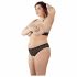 Set de sutien cu perle Cottelli Plus Size (negru)  - XL