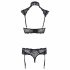 Cottelli - Set sutien cu dantelă și guler (negru)  - 80B/M