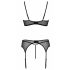 Set sutien dantelă Primula Eco Passion (negru) 