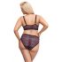 Set sutien cu model transparent Cottelli Curves Plus Size (mov) 