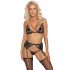 Set de lenjerie Kissable (negru)  - L/XL