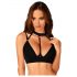 Obsessive Brasica - sutien cu guler (negru)