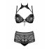 Set sutien transparent cu model Elizenes (negru) 