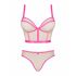 Obsesiv Nudelia - set sutien (natur-roz) - S/M 