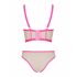 Obsesiv Nudelia - set sutien (natur-roz) - S/M 