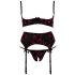 Set de lenjerie intimă cu push-up - Romantică pasională  - 85B/L