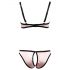 Cottelli - Set cu sutien cu dungi - 80B/M