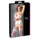 Set Cottelli cu corset și sutien din dantelă (alb)  - 80B/M