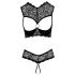 Set sutien deschis Cottelli (negru) 