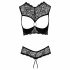 Set sutien deschis Cottelli (negru) 