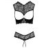 Set sutien deschis Cottelli (negru) 