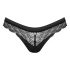 Obsessive Chemeris - Tanga Sexy (Negru)  - M/L