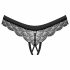 Obsessive Chemeris - tanga deschis (negru)  - M/L