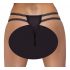 Cottelli - tanga luxos deschis cu inel (negru) 