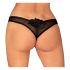 Obsessive Latinesa - tanga deschis (negru)  - M/L