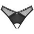 Obsessive Latinesa - tanga deschis (negru)  - M/L