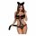 Obsessive Gepardina - Set costum pisicuță (negru)