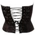 Cottelli - corset brodat pentru petrecere (negru) 