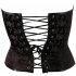 Cottelli - corset brodat pentru petrecere (negru)  - XL