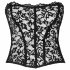 Corset din dantelă negru - Noir 