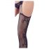 Set top din plasă cu model fluture Mandy Mystery cu tanga - negru (S-L) 